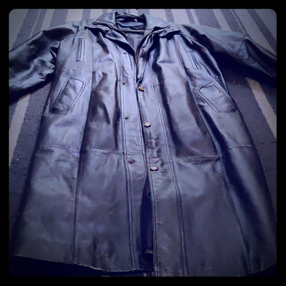 Black trenchcoat